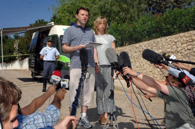 Gerry McCann gave a statement in Portugal back in May 2007 after Madeleine's disappearance. Credit: PA