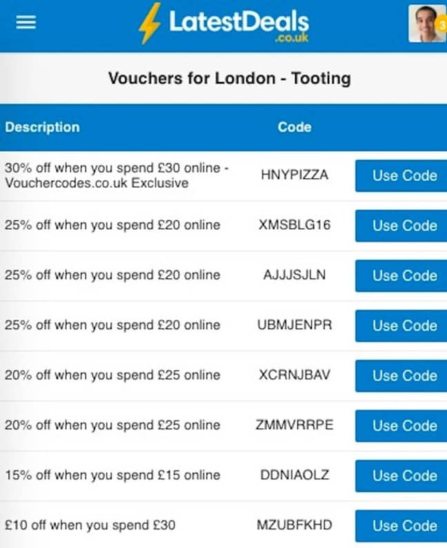 Domino's pizza Page frontend code. Codes uk