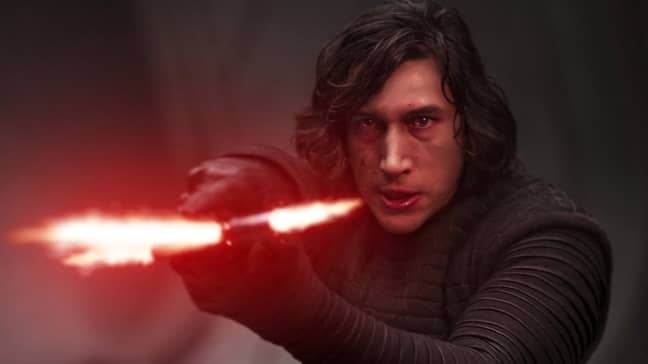 Turns out Kylo Ren (Adam Driver) is actually pretty nice in real life. Credit: Disney