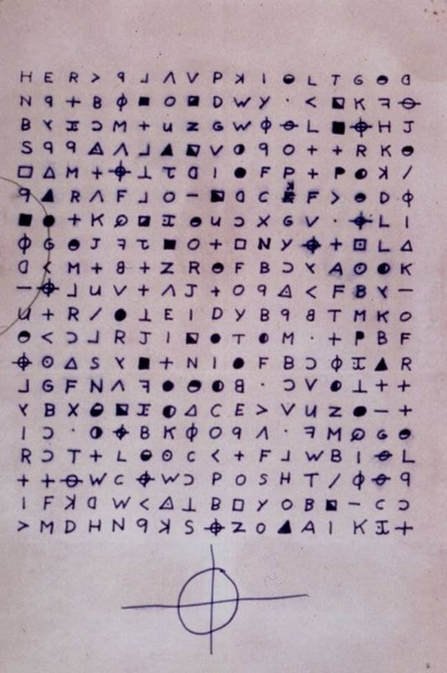 The serial killer sent cryptic messages to police. Credit: Zodiac Killer