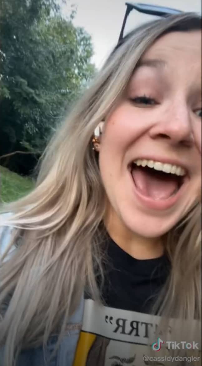 Cassidy also posted a follow-up video. Credit: TikTok/@cassidydangler