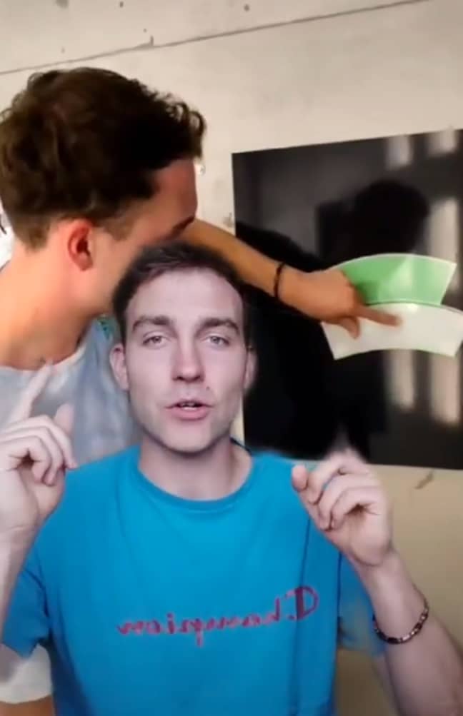 In a follow-up video, Kevin confirmed the trick was not fake. Credit: TikTok/@kevkevkiwi