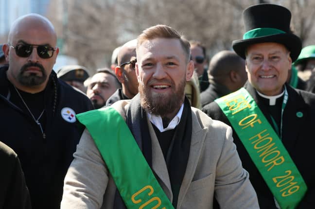 McGregor was most recently seen at Chicago's St Patrick's Day parade. Credit: PA