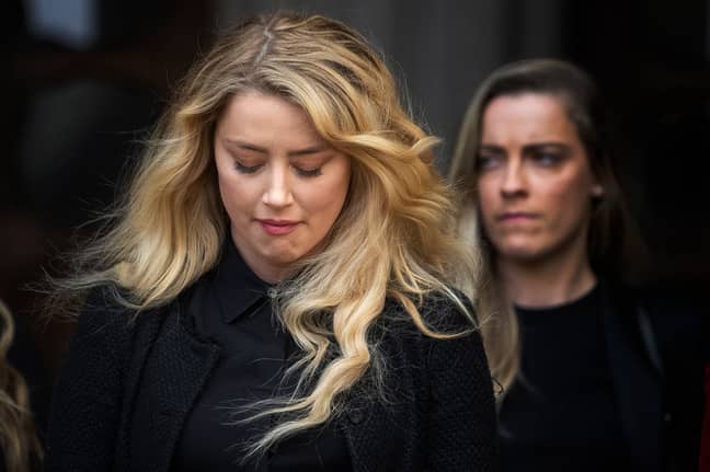 Amber Heard outside the High Court last year. Credit: PA