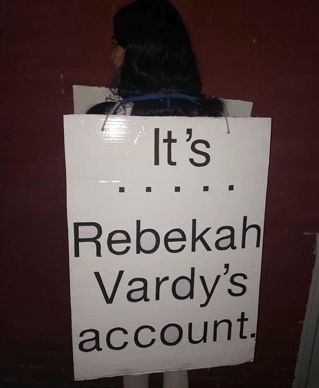 It's...Rebekah Vardy's account. Credit: CONTENTbible