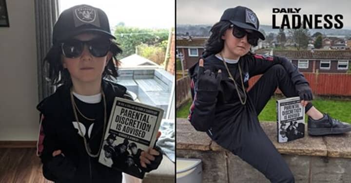 Schoolboy Dresses Up As NWA Rapper Eazy-E For World Book Day