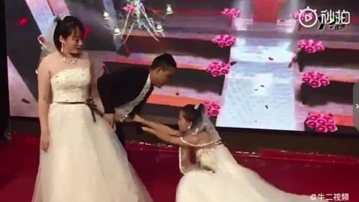 Bride Shocked As Groom's Ex Crashes Wedding Wearing Bridal Dress