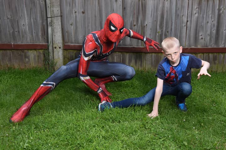 Single Dad Dresses As Spider-Man To Calm Autistic Son 