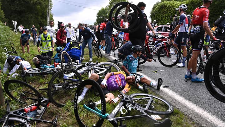 Police Have Arrested Fan Who Caused Worst Crash In Tour De France History