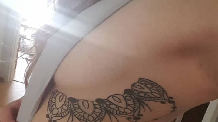 There Is A Growing Trend Amongst Women For Side-Boob Tattoos