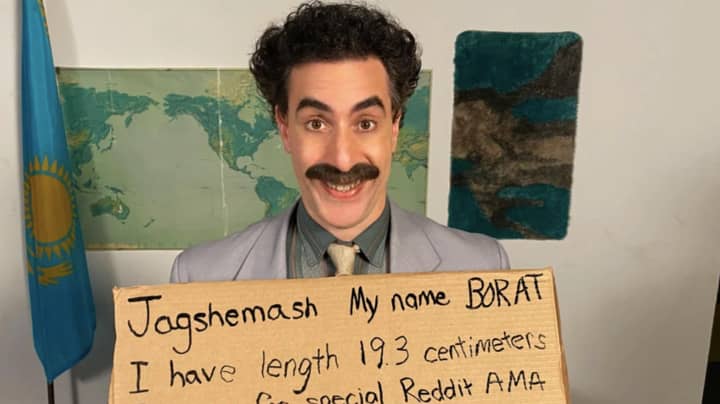 Borat Mocks ‘Judy Riuliani’ In A Chaotic Reddit AMA