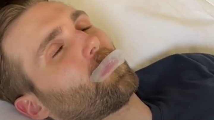 Health Expert Explains Why He Sleeps With His Mouth Taped Shut