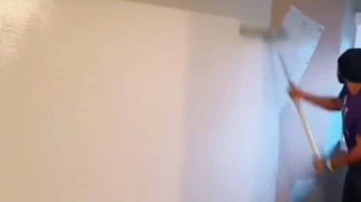 ​Viral TikTok Clip Shows Bloke Painting Entire Wall In 30 Seconds