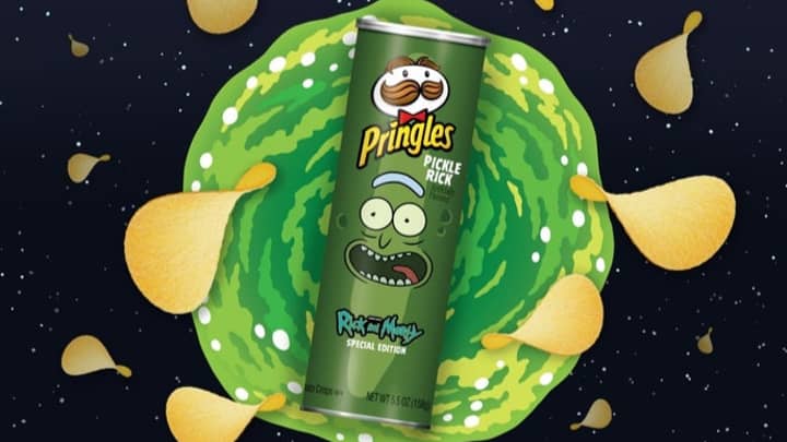 Rick And Morty Team Up With Pringles For Pickle Rick Flavour
