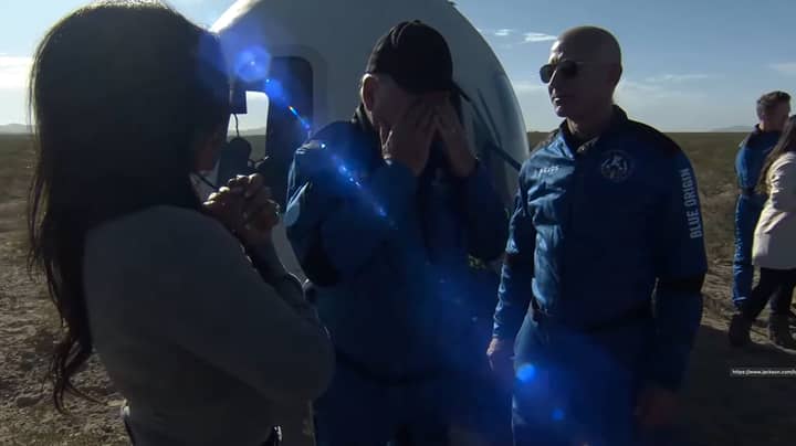 Star Trek Captain William Shatner Tears Up After Returning From Space