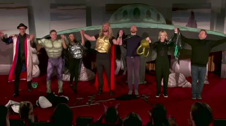 'Thor: Ragnarok' Cast Act Out Low-Budget Live Version For James Corden