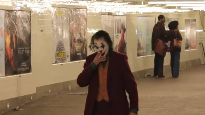 Leaked 'Joker' Scene Sees Joaquin Phoenix Smoking Cigarette In Aftermath Of Mayhem