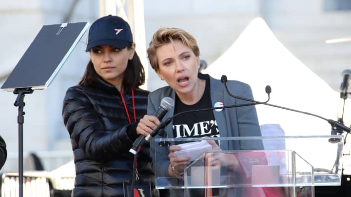 ​Scarlett Johansson Calls Out James Franco At Women's March
