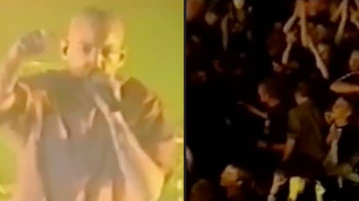 Footage Resurfaces Of Linkin Park’s Chester Bennington And Mike Shinoda Saving Fan At Concert