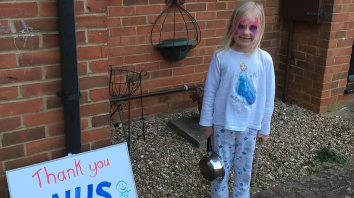 Mum Told To Take Down NHS Rainbow Leaving Daughter, 5, Heartbroken