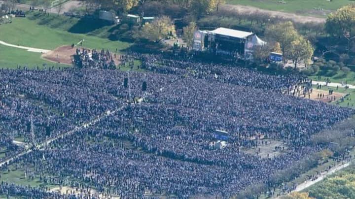 Chicago Cubs' Winning Parade Was The Seventh Largest Gathering Ever