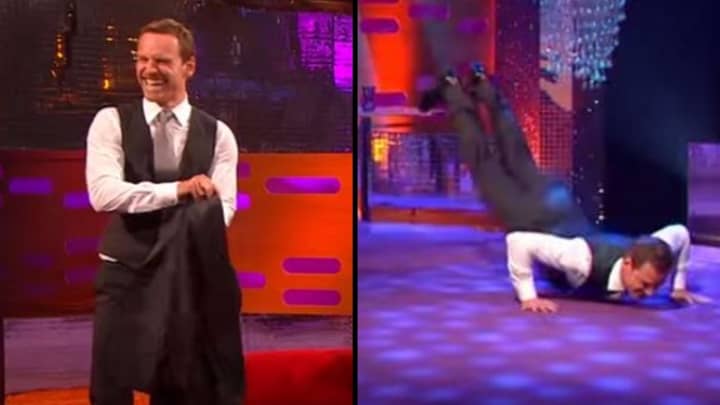 Michael Fassbender Does The Worm On 'The Graham Norton Show'