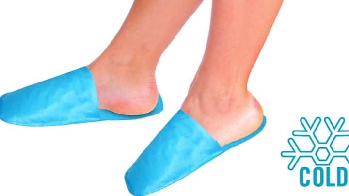 Amazon Is Selling Reusable Ice Slippers You Put In Your Freezer