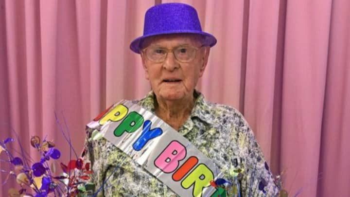 Oldest Living Australian Says He Eats 'Half A Dozen Prawns A Day' As He Celebrates His 111th Birthday