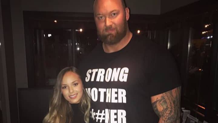 Game Of Thrones' The Mountain Has A Canadian Girlfriend That Is Almost Half His Size.