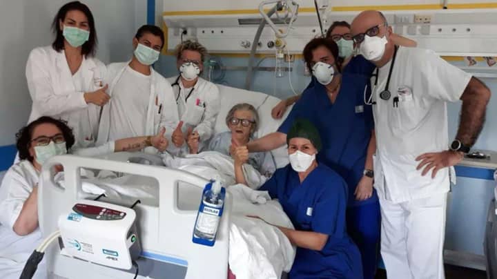 A 95-Year-Old Grandmother Becomes The Oldest Woman In Italy To Recover From Coronavirus