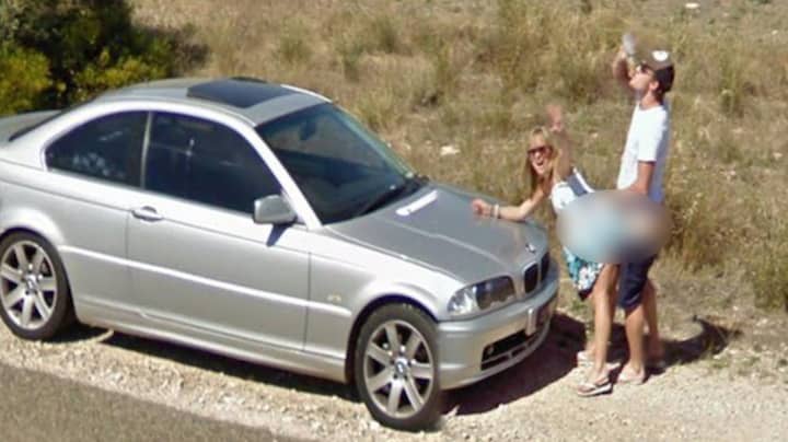Remember When Google Maps Caught This Couple Literally Getting Onnit Like A Car Bonnet?