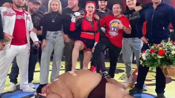 MMA Fighter Absolutely Decks Male Opponent Nearly Four Times Her Size