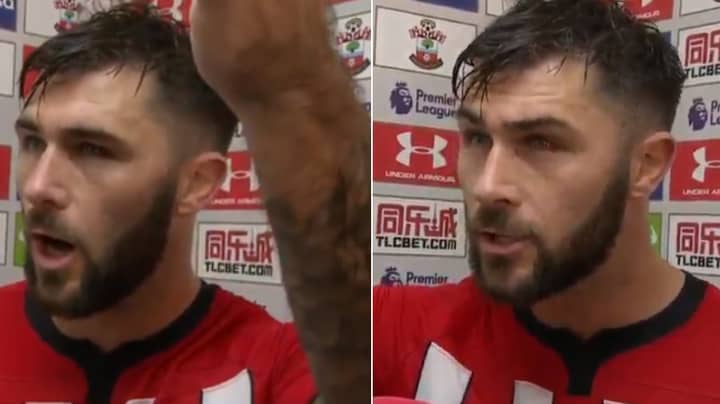 An Emotional Charlie Austin Fully Loses It In Post Match Interview And He's Spot On