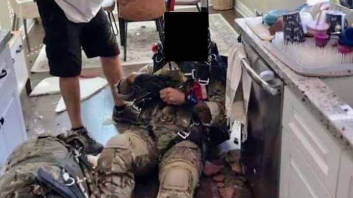 British Army Parachutist Crashes Into Roof Of California Home