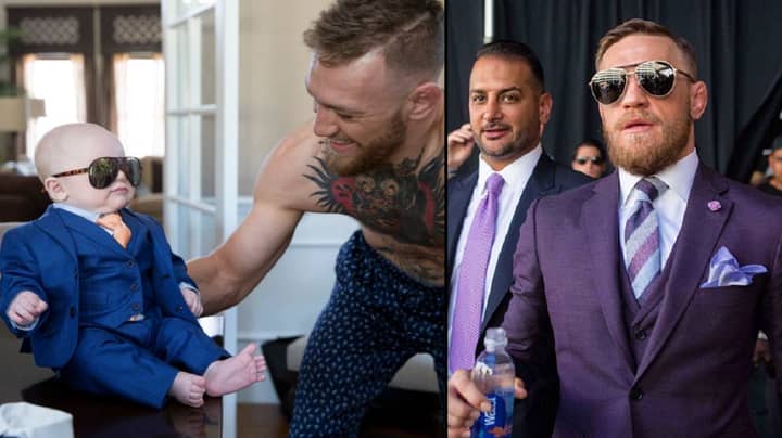 Conor McGregor Suits Up His Son In Preparation For The Mayweather Fight