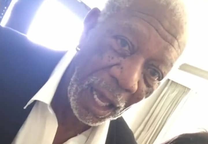 Morgan Freeman Records His First Snapchat, Isn't Impressed At All