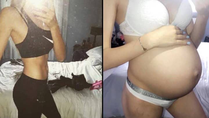 18-Year-Old With Toned Stomach Shocked To Learn She's 37 Weeks Pregnant