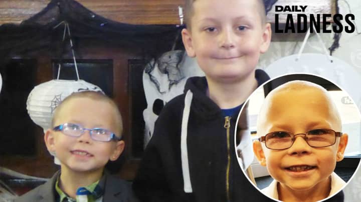 Kid Shaves His Head In Support Of School Friend With Cancer