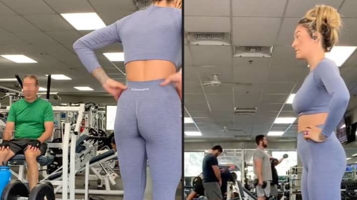 Woman Praised For Her Response To ‘Creepy’ Old Man Staring At Her In The Gym