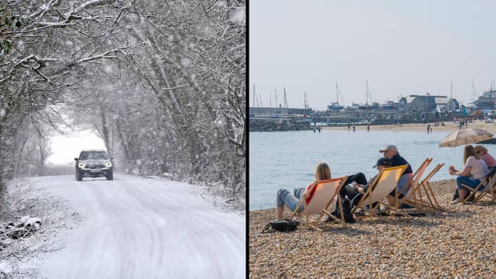 ​Parts Of The UK To Be Hit With Snow Next Week After Weekend Of Scorching Weather