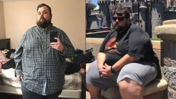 Man Shares 'Inspirational' Photos Showing 17st Weight Loss In Three Years 
