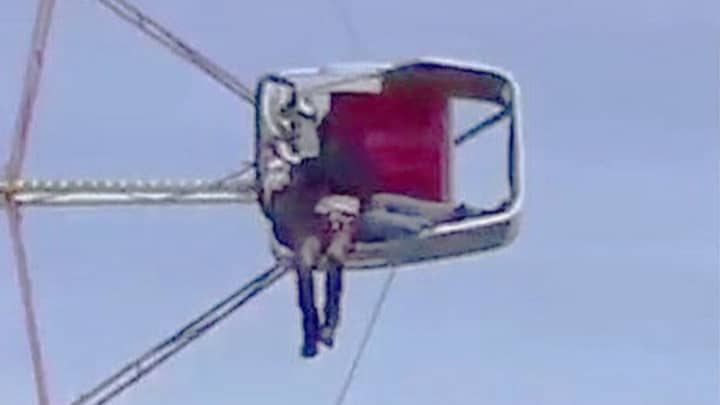 Teens Left Dangling From Fairground Ride After 'Freak Accident' 