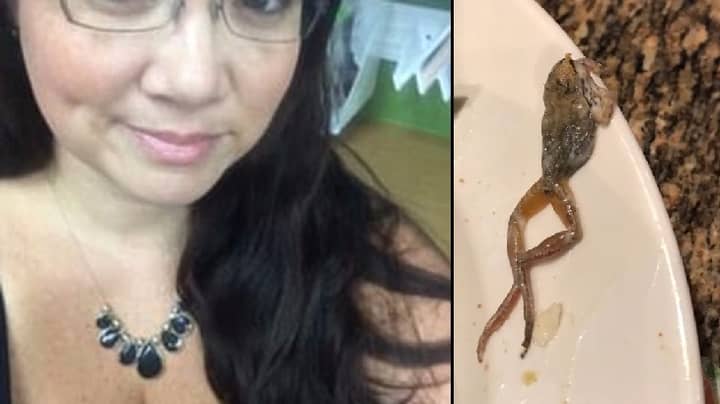Woman Leaves Review After Finding Dead Baby Frog In Her Salad