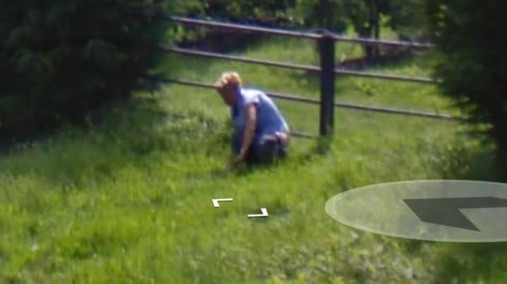 Google Maps Street View Captures Man Doing A Poo On Roadside