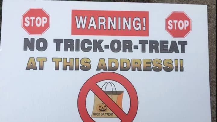 Registered Sex Offenders Sue Police For 'No Trick-or-Treat' Signs Outside Homes