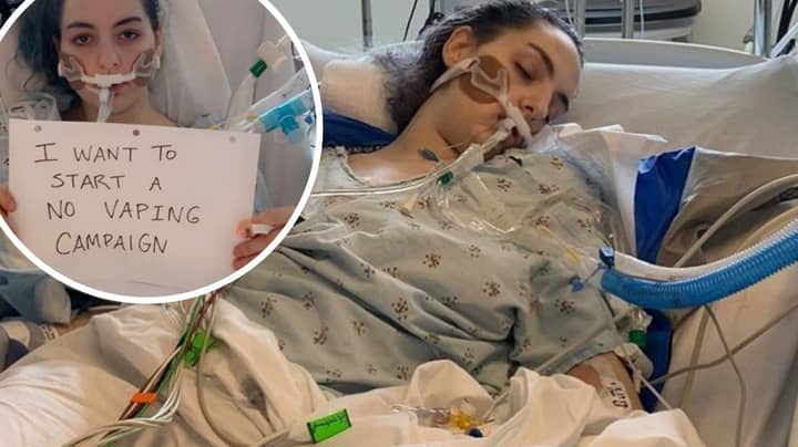 Teenager Starts Anti-Vape Campaign From Hospital Bed After Lungs Fail