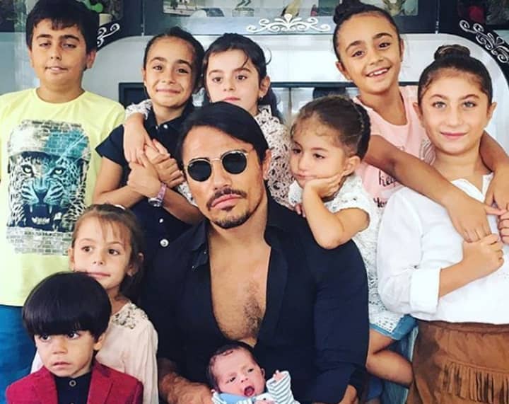 Salt Bae Shows Off His Nine Kids In Instagram Post