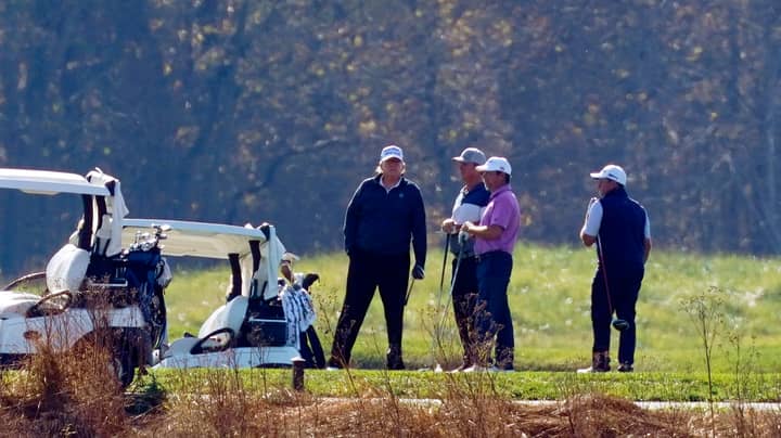 Donald Trump Played Golf As Joe Biden Was Announced Winner 