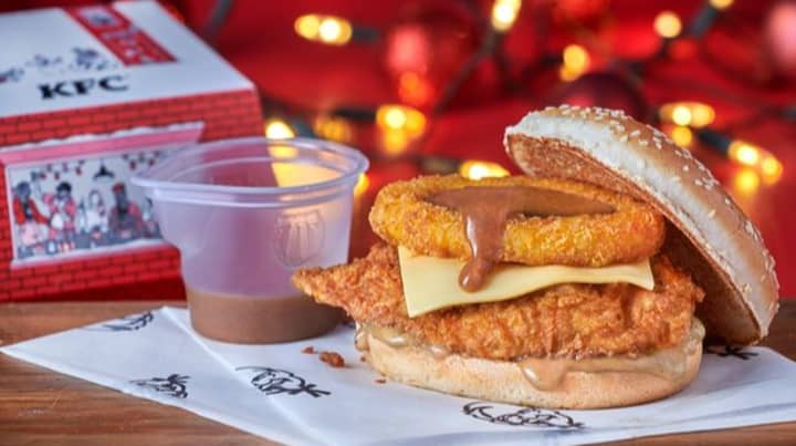 KFC Launches New Gravy Burger Box Meal For Christmas 