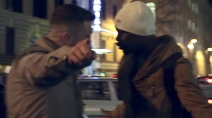 Former EDL Leader Tommy Robinson Filmed Punching 'Migrant' In The Face